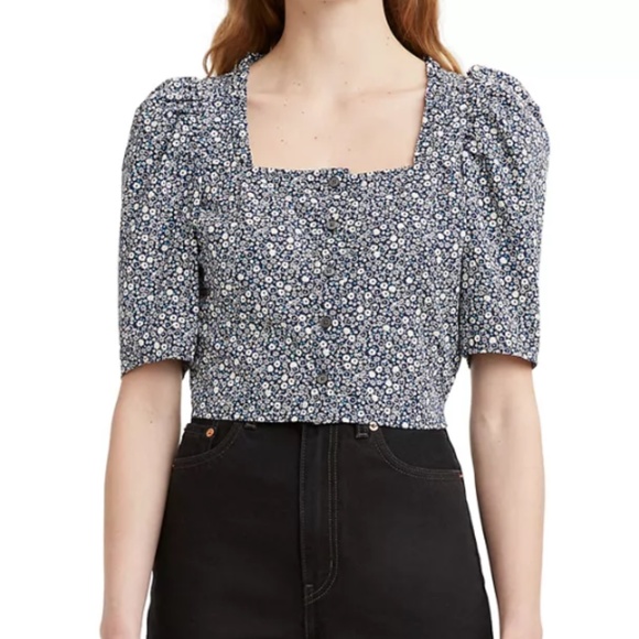 Levi's Tops - Levi's Joella Cotton Blouse sz Medium